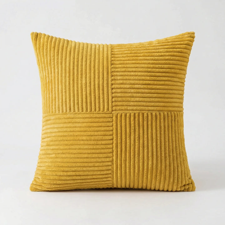 Zachte Kussenhoes Met Ribbelmotief - Cordivo