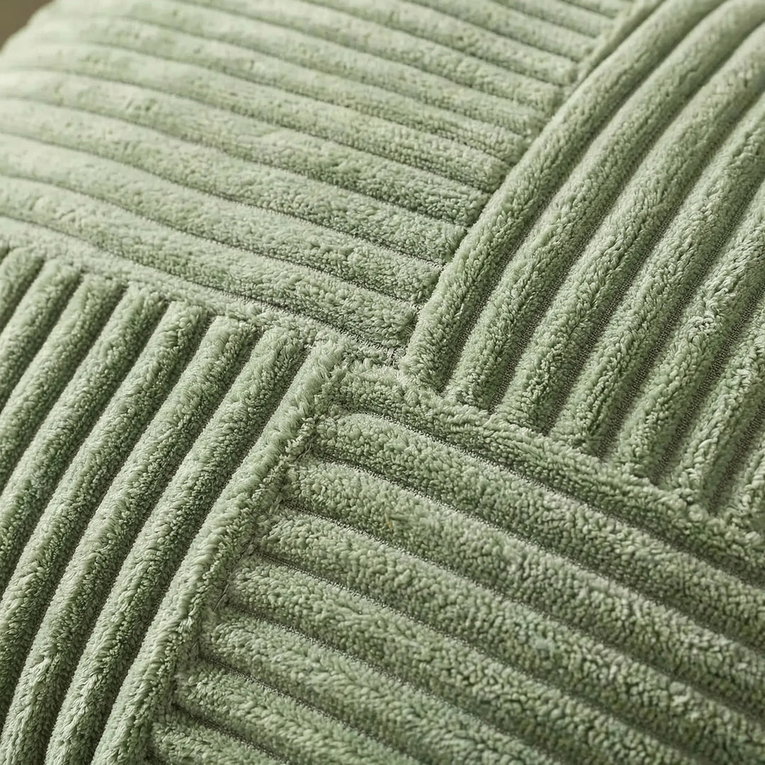 Zachte Kussenhoes Met Ribbelmotief - Cordivo