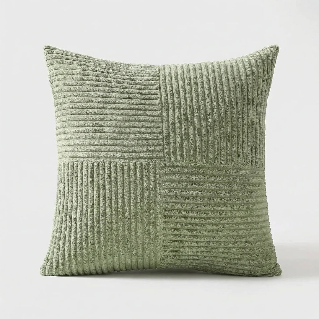 Zachte Kussenhoes Met Ribbelmotief - Cordivo
