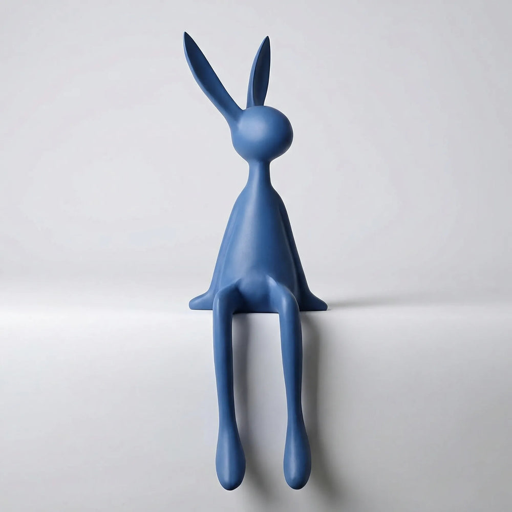 Zittend Konijnfiguur In Minimalistisch Ontwerp - Lapelo