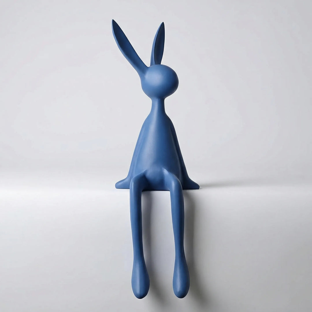 Zittend Konijnfiguur In Minimalistisch Ontwerp - Lapelo