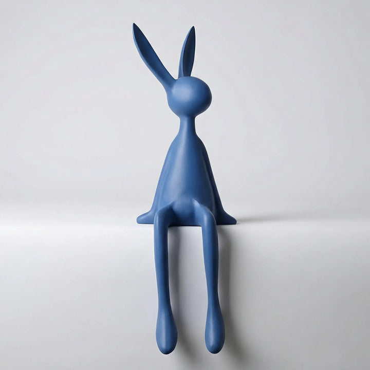 Zittend Konijnfiguur In Minimalistisch Ontwerp - Lapelo
