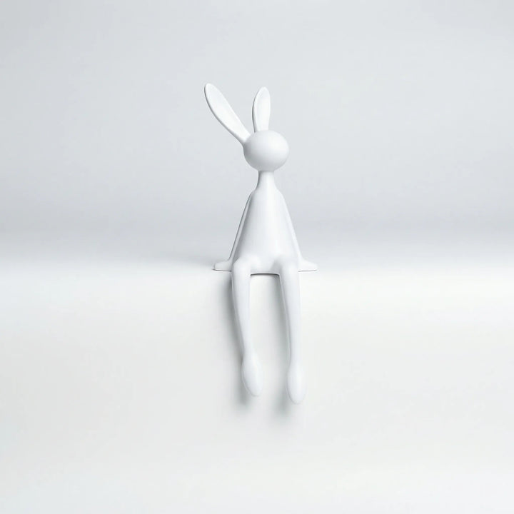 Zittend Konijnfiguur In Minimalistisch Ontwerp - Lapelo