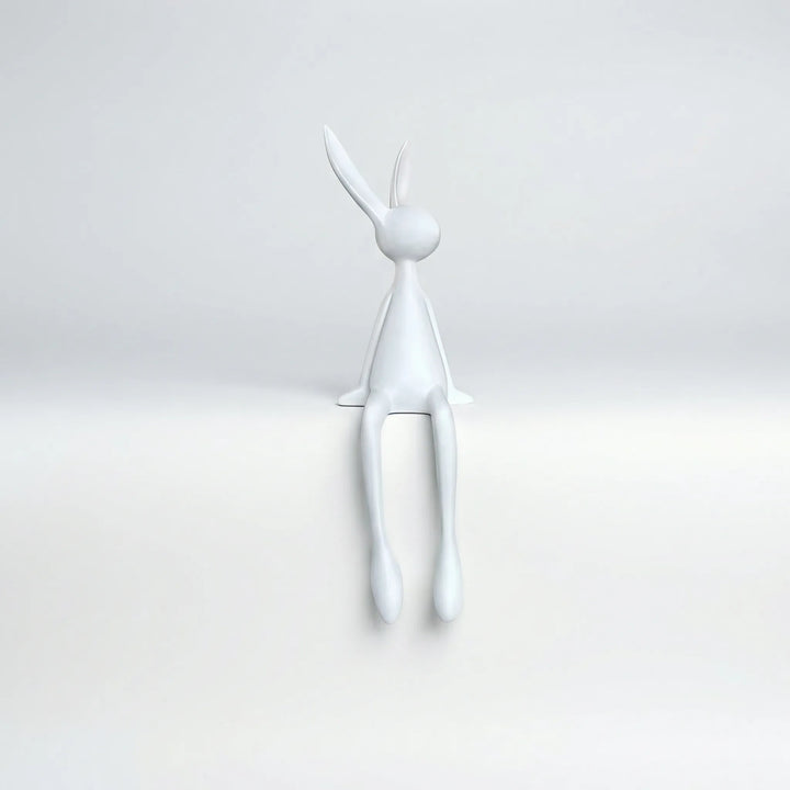 Zittend Konijnfiguur In Minimalistisch Ontwerp - Lapelo