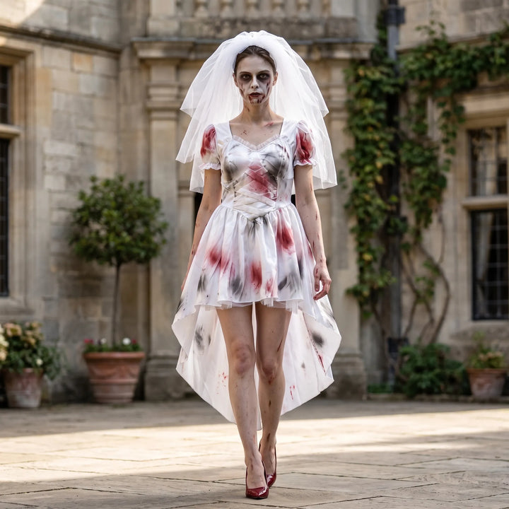 Zombie Bride Halloween Costume - Goulisha