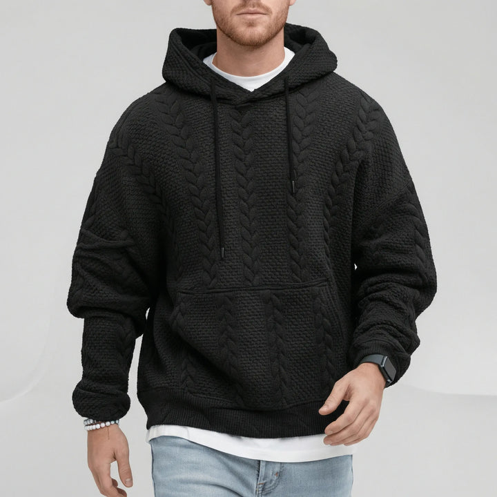Zopfmuster-Pullover Mit Kapuze - Carlos