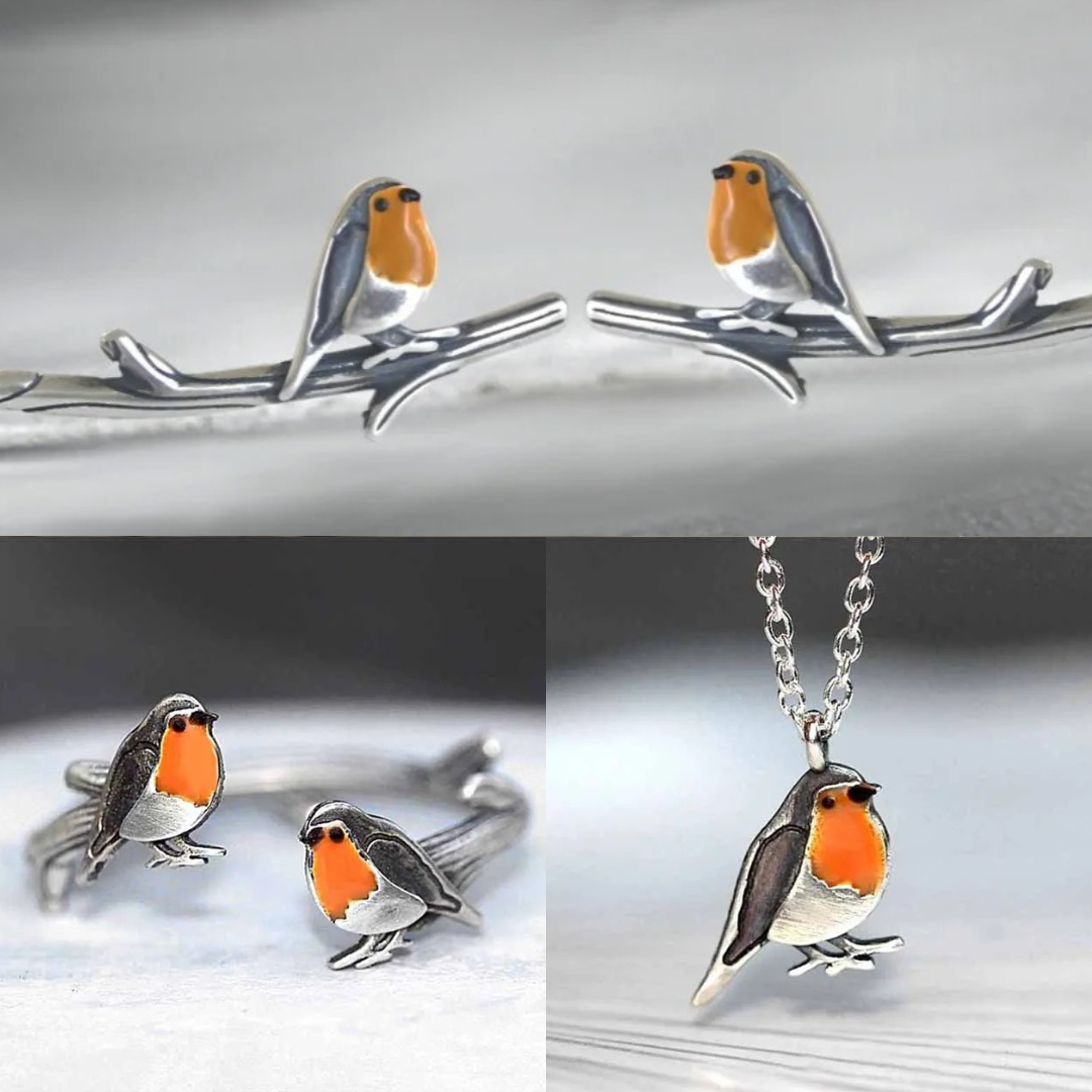 A Symbol of Hope and New Beginnings - GeluksVogel Jewellery Set-Nora Luxe