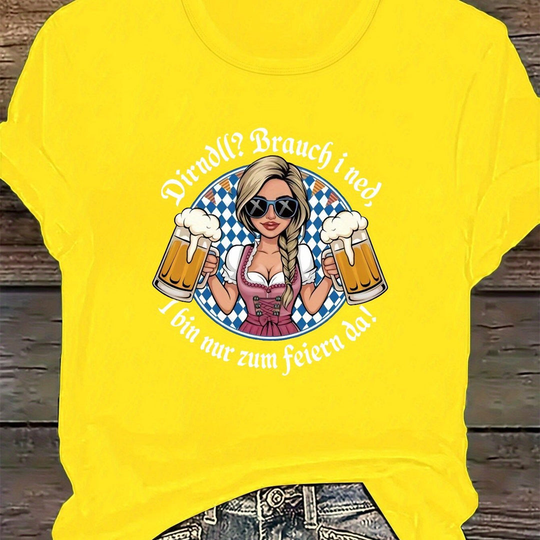 Women's Plus Size Short-Sleeve T-Shirt – Liesl Oktoberfest 2026