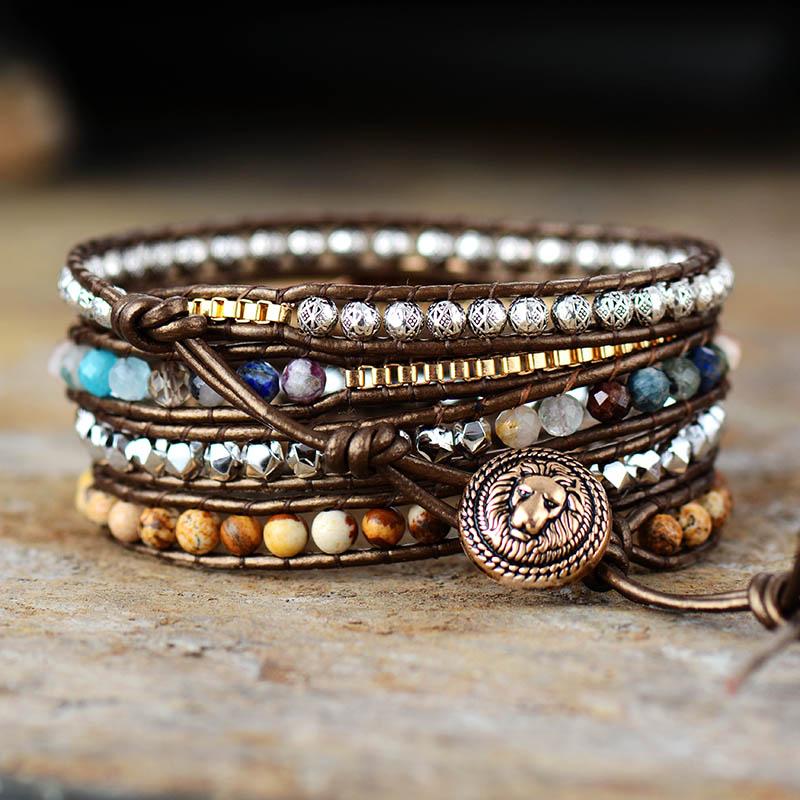Aardende Healing Wrap Bracelet - Terran Harmony-Nora Luxe