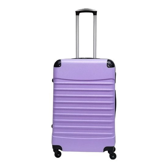 ABS hard shell suitcase – Siena-Purple-XS (26 L)-Nora Luxe