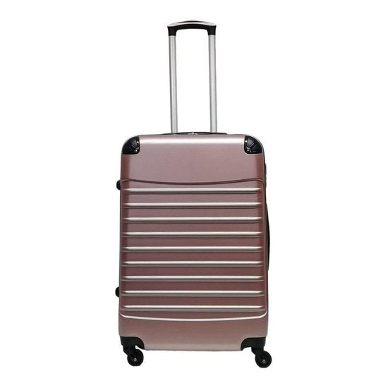 ABS hard shell suitcase – Siena-Rose gold-XS (26 L)-Nora Luxe