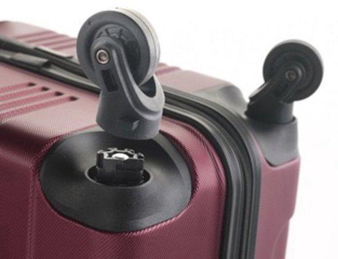 ABS hard shell suitcase – Siena-Silver-XS (26 L)-Nora Luxe