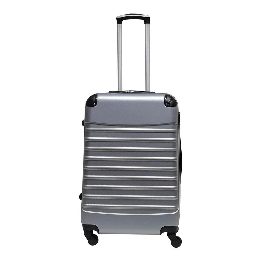 ABS hard shell suitcase – Siena-Silver-XS (26 L)-Nora Luxe