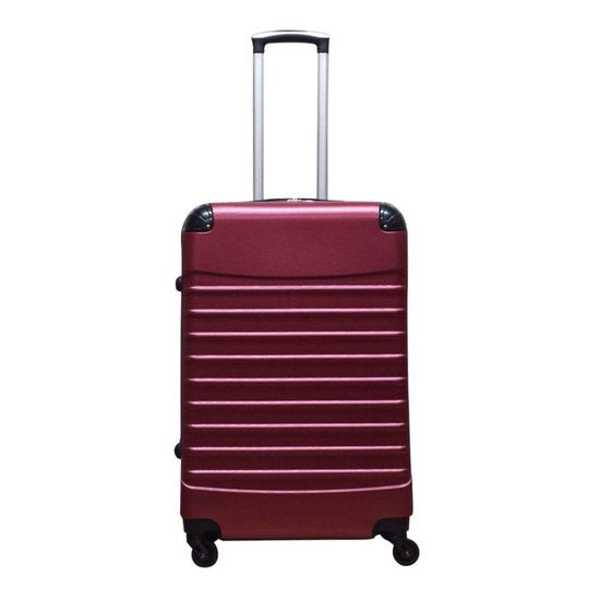 ABS hard shell suitcase – Siena-Wine red-XS (26 L)-Nora Luxe
