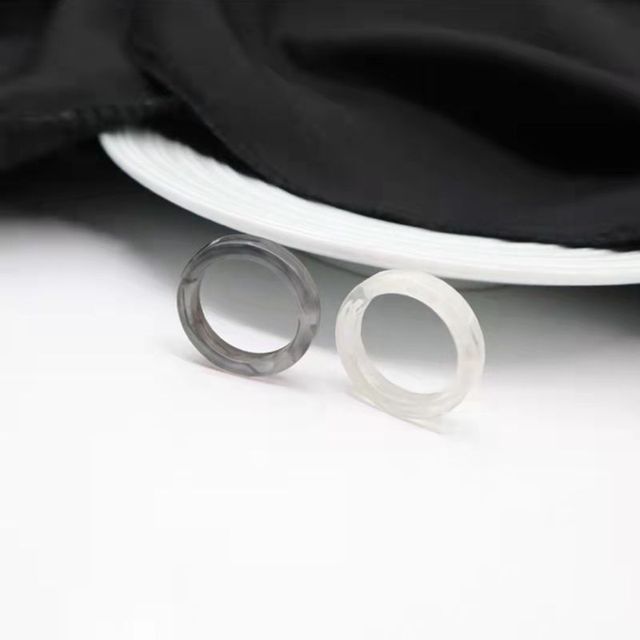Acrylic Resin Statement Ring | Fashionable & Durable-Dark Green-Nora Luxe