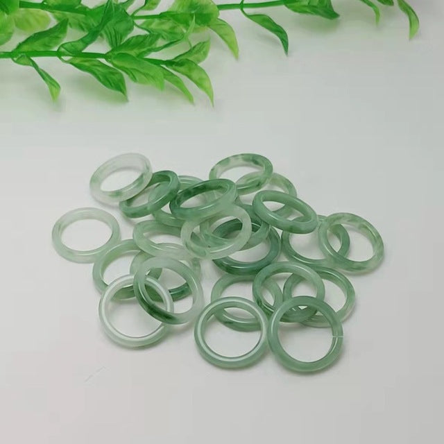 Acrylic Resin Statement Ring | Fashionable & Durable-Dark Green-Nora Luxe