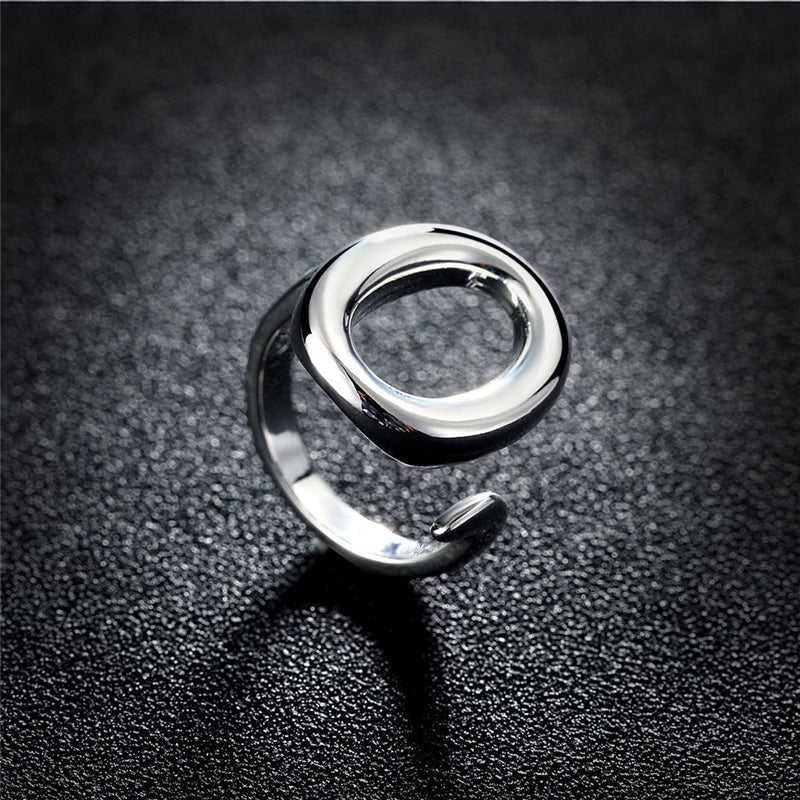 Adjustable Circle Ring | Open Design | Elegant Women's Jewellery-Nora Luxe