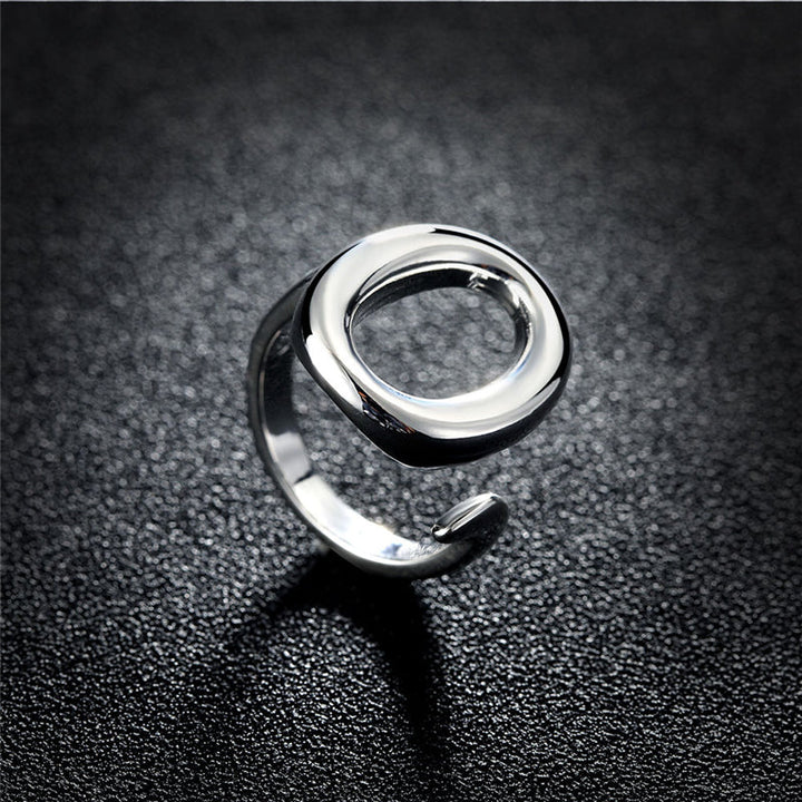 Adjustable Circle Ring | Open Design | Elegant Women's Jewellery-Nora Luxe