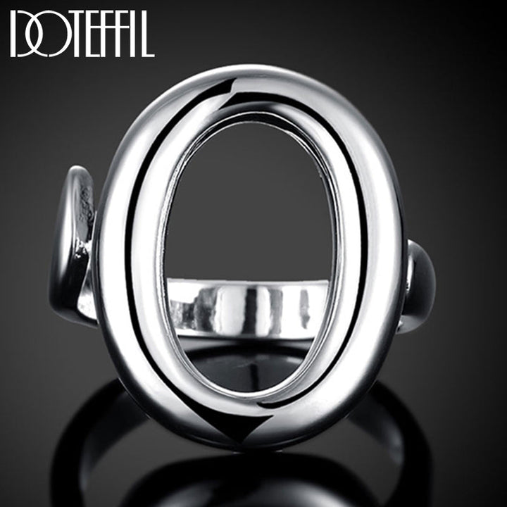 Adjustable Circle Ring | Open Design | Elegant Women's Jewellery-Nora Luxe