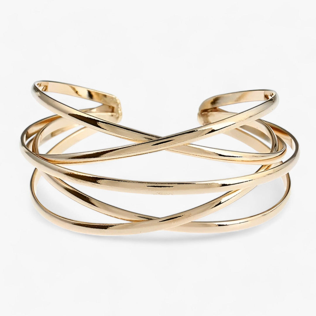 Adjustable cuff bracelet - Liora-Gold-Nora Luxe