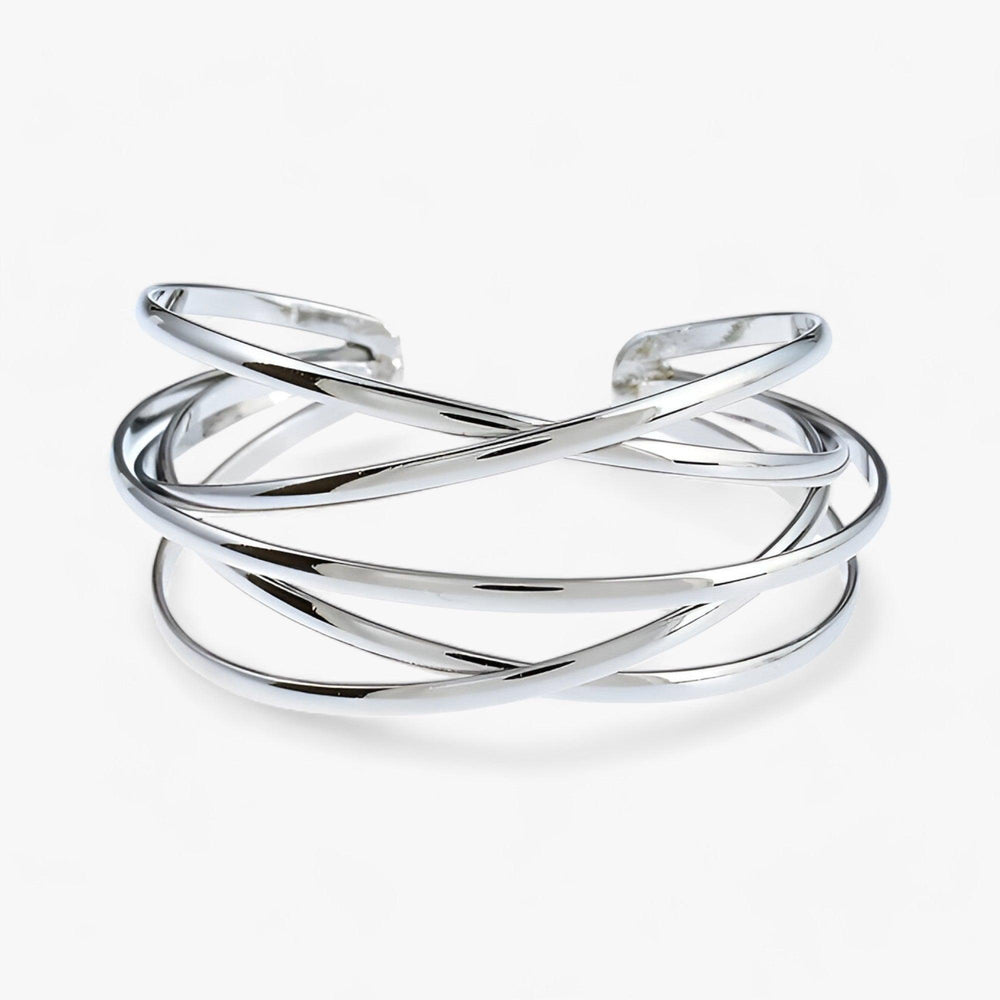Adjustable cuff bracelet - Liora-Silver-Nora Luxe