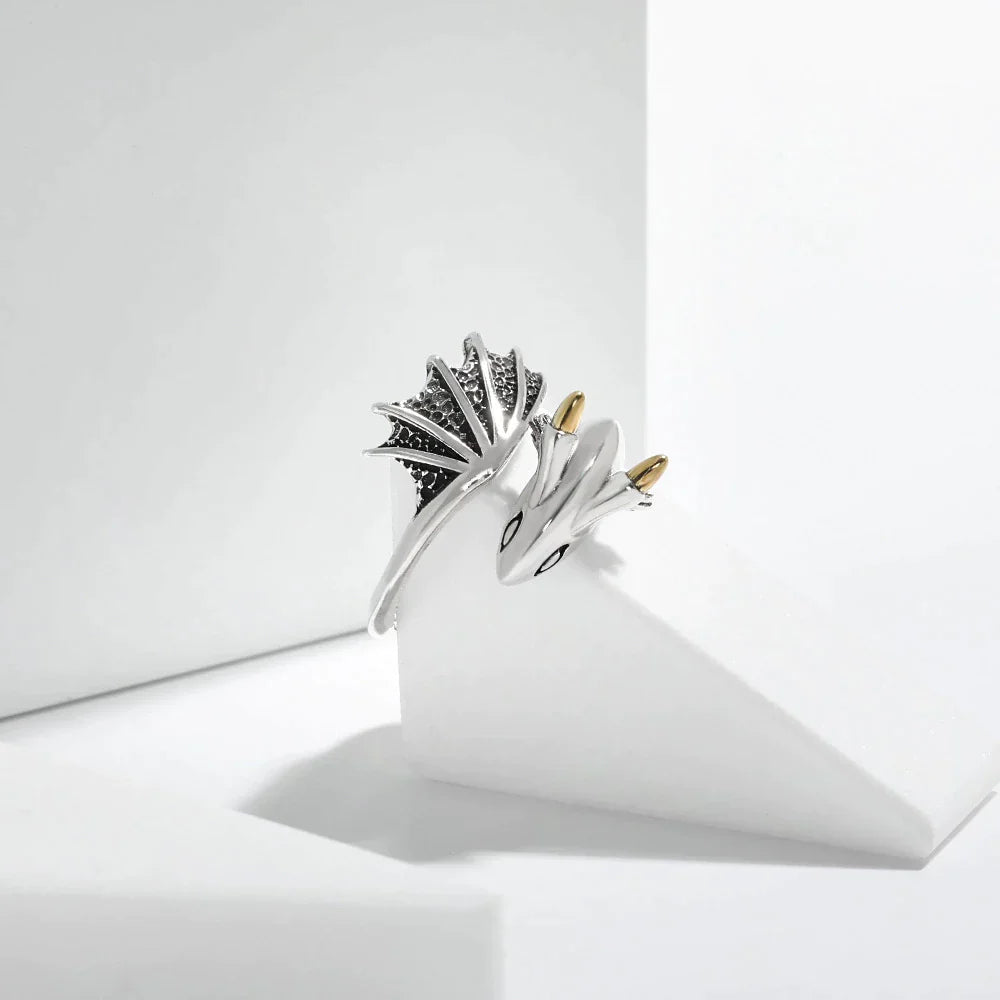 Adjustable Dragon Ring | Unique Statement Jewellery-Nora Luxe