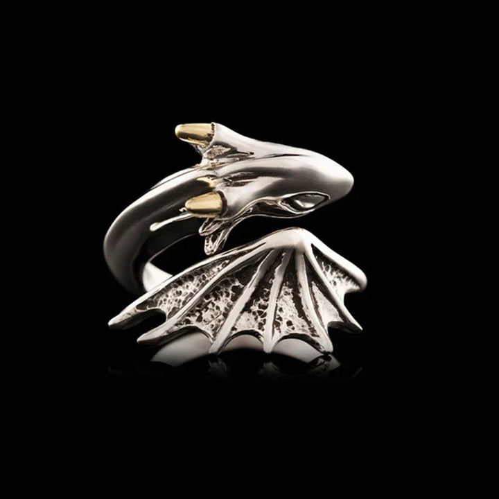 Adjustable Dragon Ring | Unique Statement Jewellery-Nora Luxe
