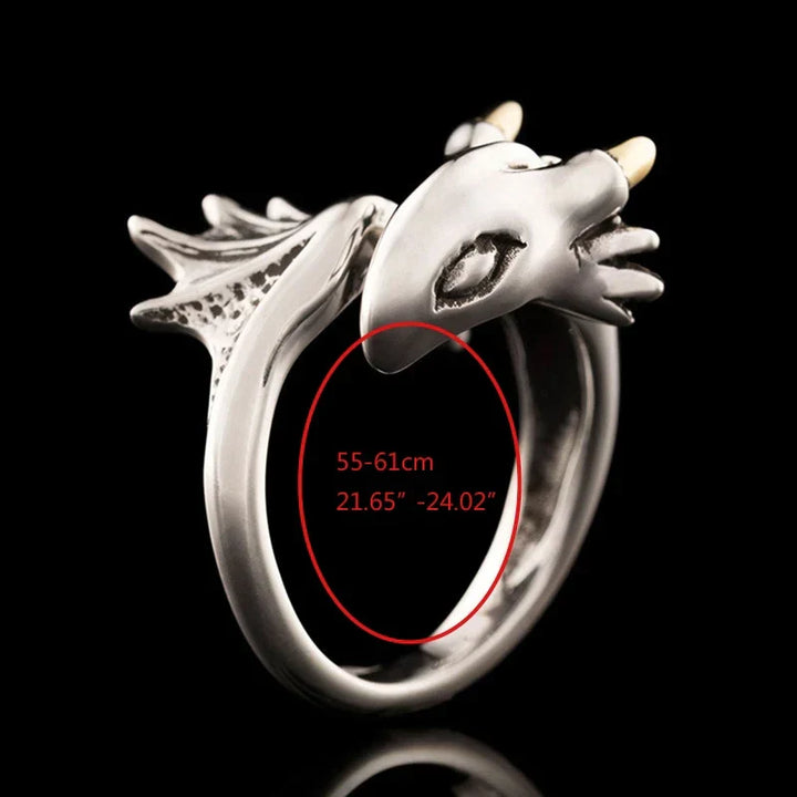 Adjustable Dragon Ring | Unique Statement Jewellery-Nora Luxe