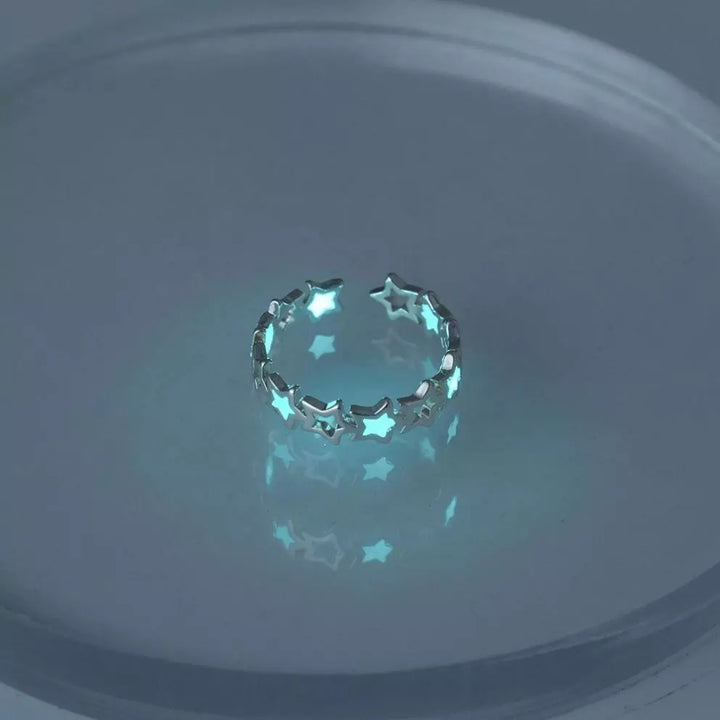 Adjustable Glowing Star Ring | Elegant Jewellery Piece-Nora Luxe
