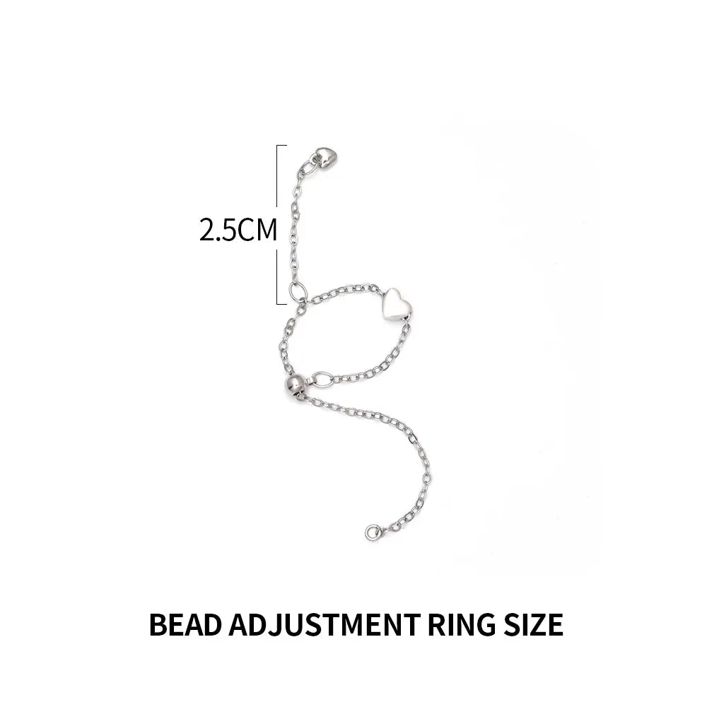 Adjustable Heart Ring with Tassels | Stylish Women's Jewellery-Nora Luxe