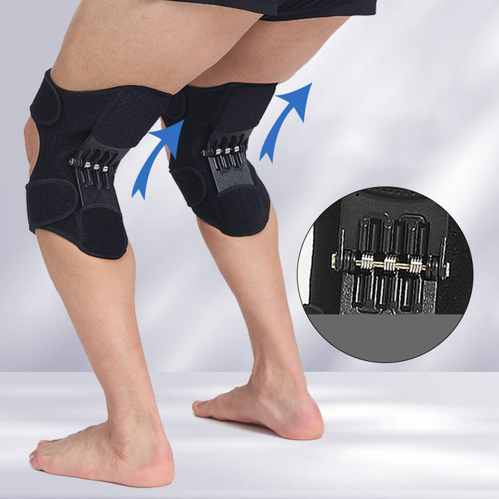 Adjustable Knee Brace with Hinges - FlexiKnee-Black-M (12.99–13.78 in)-Nora Luxe
