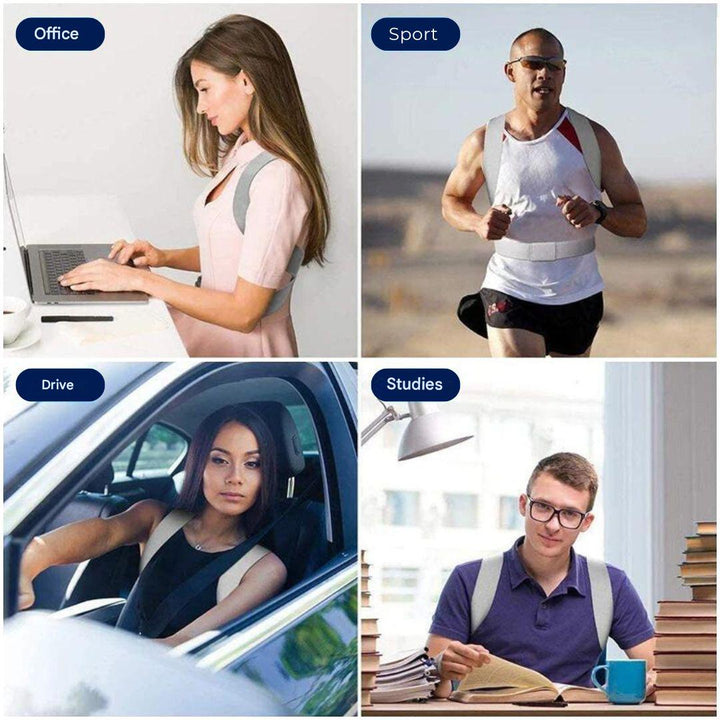 Adjustable Posture Corrector - BackGuard-S-Nora Luxe