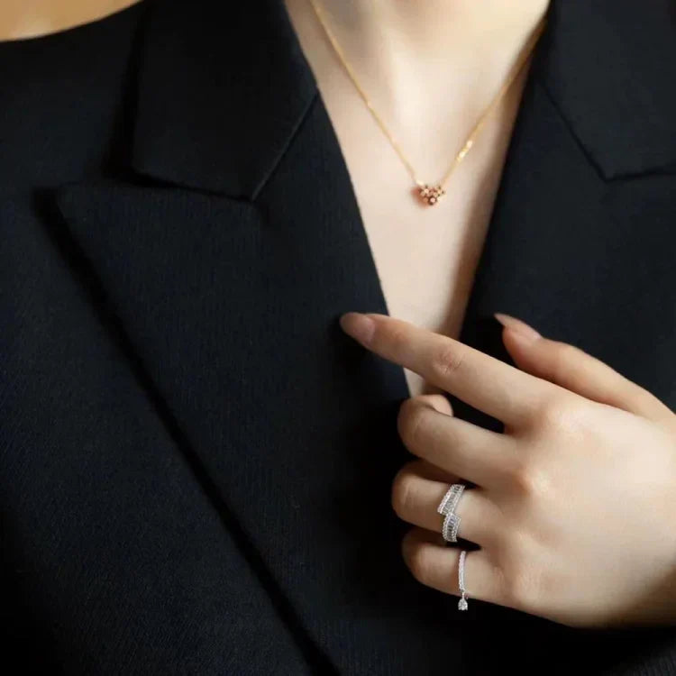 Adjustable Water Drop Ring - Isaline-Gold-Nora Luxe