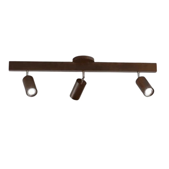 Adjustable Wooden Ceiling Spotlight - EcoLux-Walnut-3-Warm Wit-Nora Luxe
