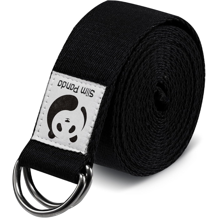 Adjustable Yoga Strap for Stretching-Black-70.87 in-Nora Luxe