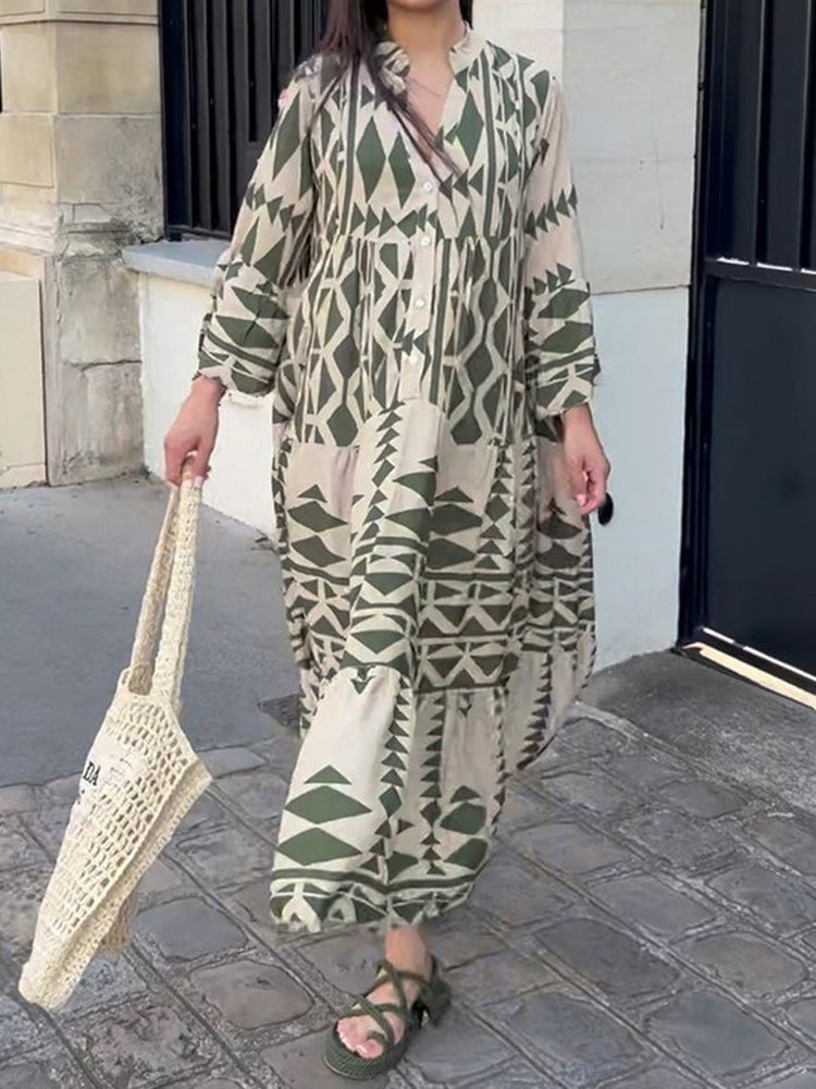 Airy maxi dress – Emilia-Green-S-Nora Luxe
