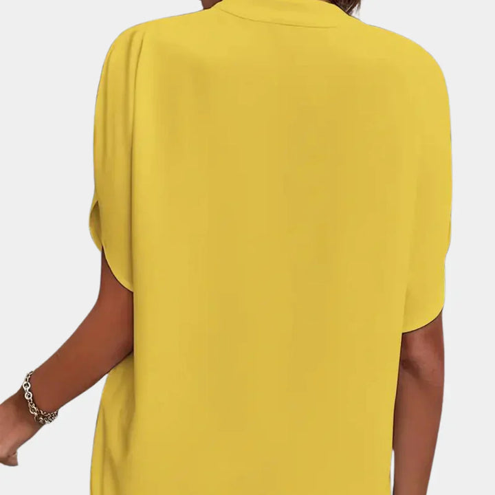 Airy summer blouse for women – Ella-Black-S-Nora Luxe