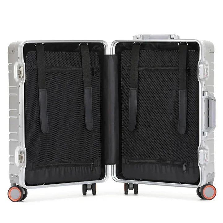 Aluminum-Magnesium Case – Vienna Voyager-Black-S (37 L)-Nora Luxe