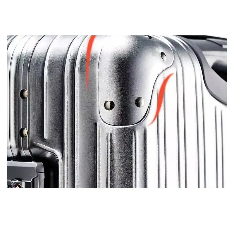 Aluminum-Magnesium hard case – Sarajevo-Silver-XS (30 L)-Nora Luxe