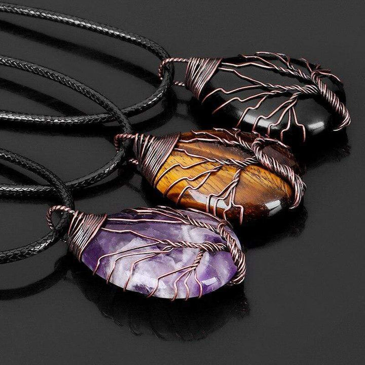 Amethyst Drop Necklace - Seraphina-Nora Luxe