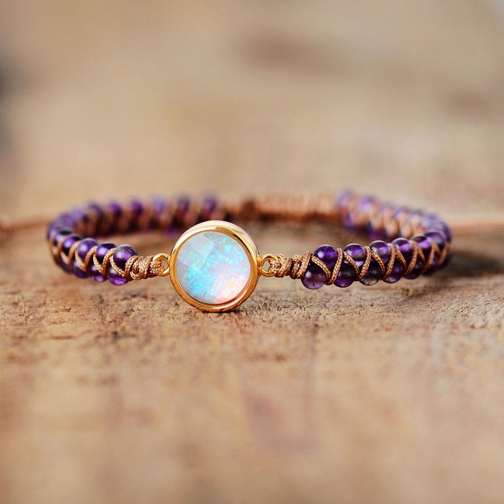 Amethyst Healing Bracelet - Serenya-Nora Luxe