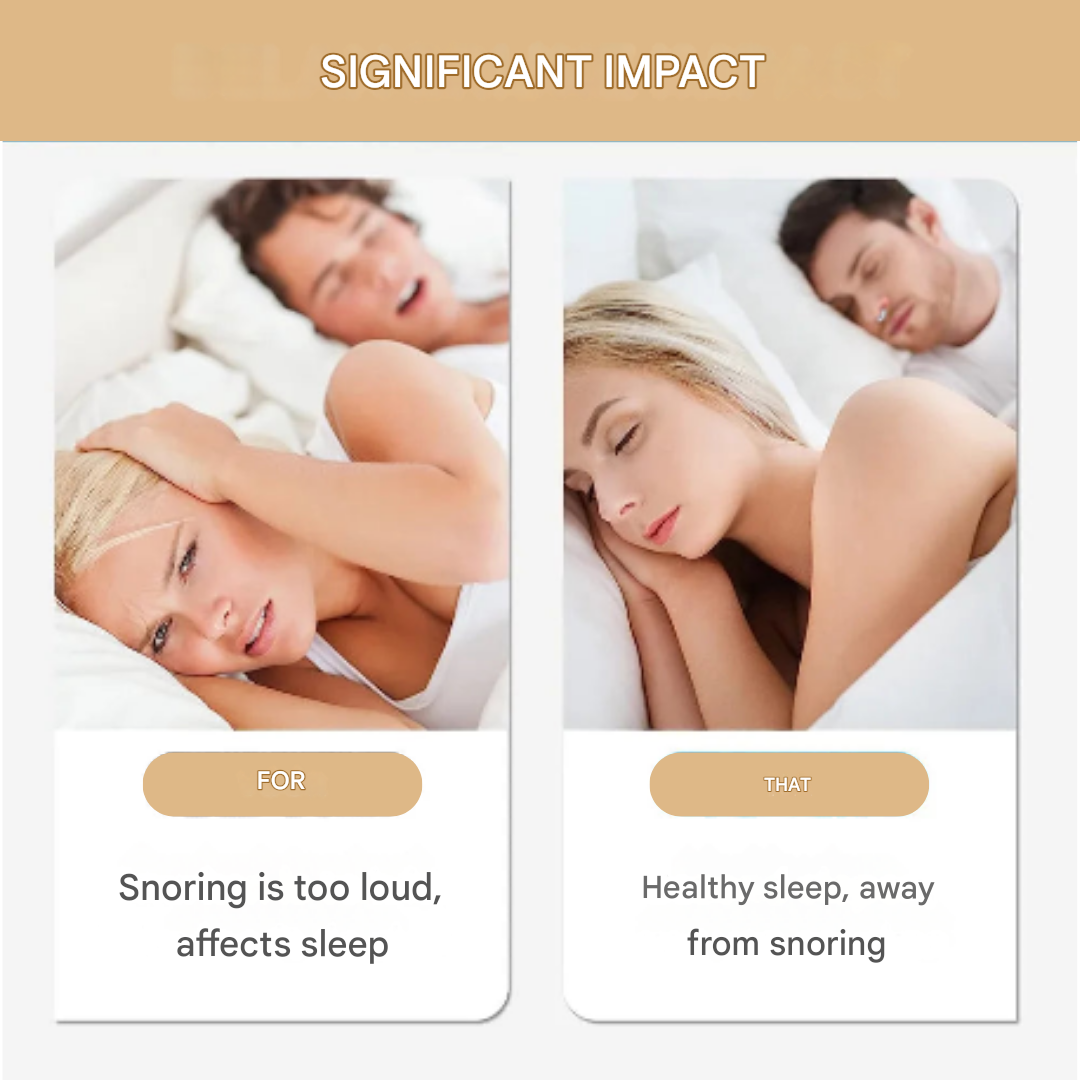 Anti-Snore Nose Clip - SilentBreathe-Nora Luxe