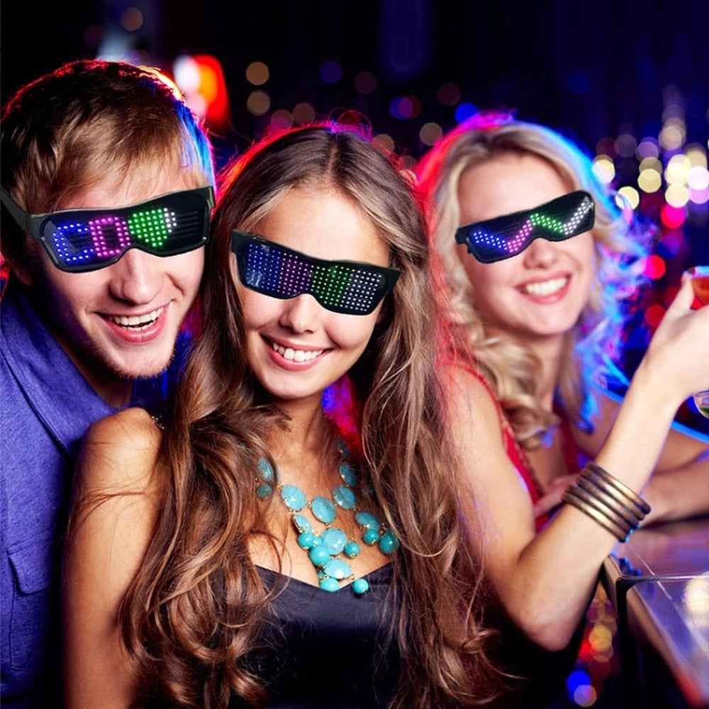 App-Programmable LED Party Glasses - GlowBeat-The Livary