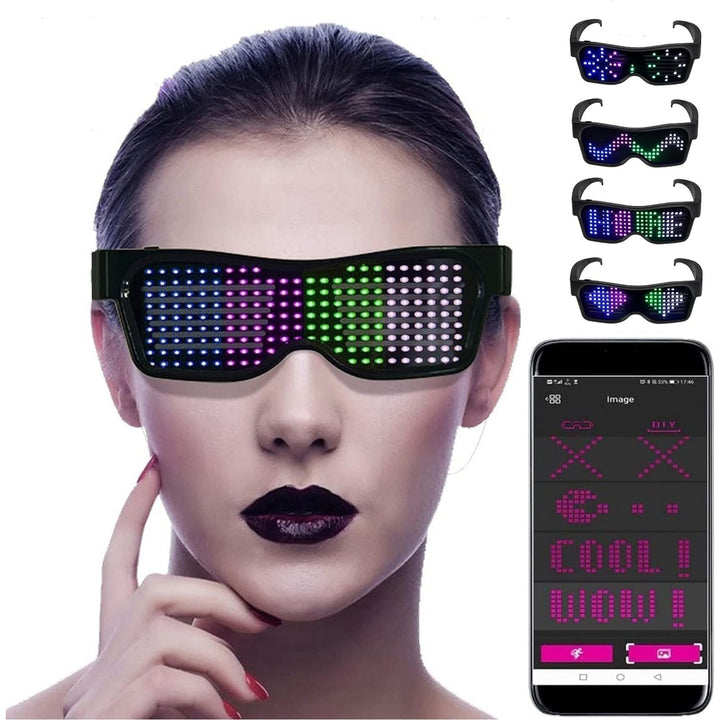 App-Programmable LED Party Glasses - GlowBeat-The Livary