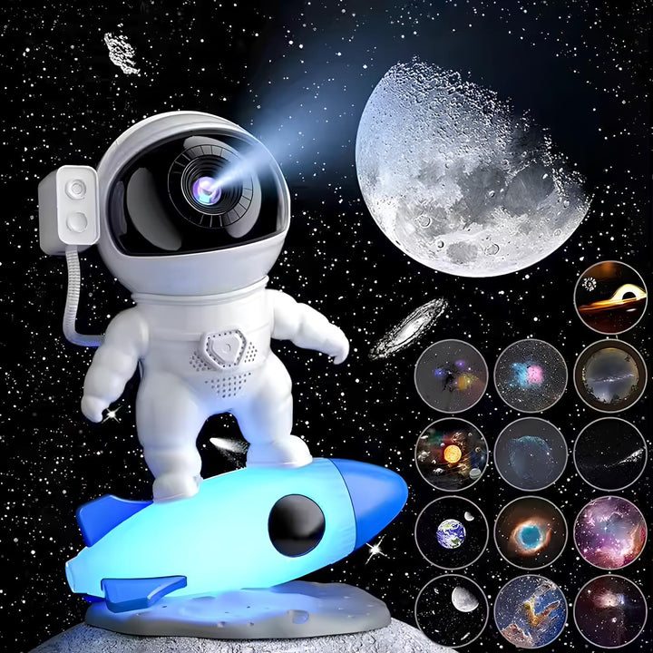 Astronaut Projector Lamp - AstroGlow-Milky Way Projection-Nora Luxe