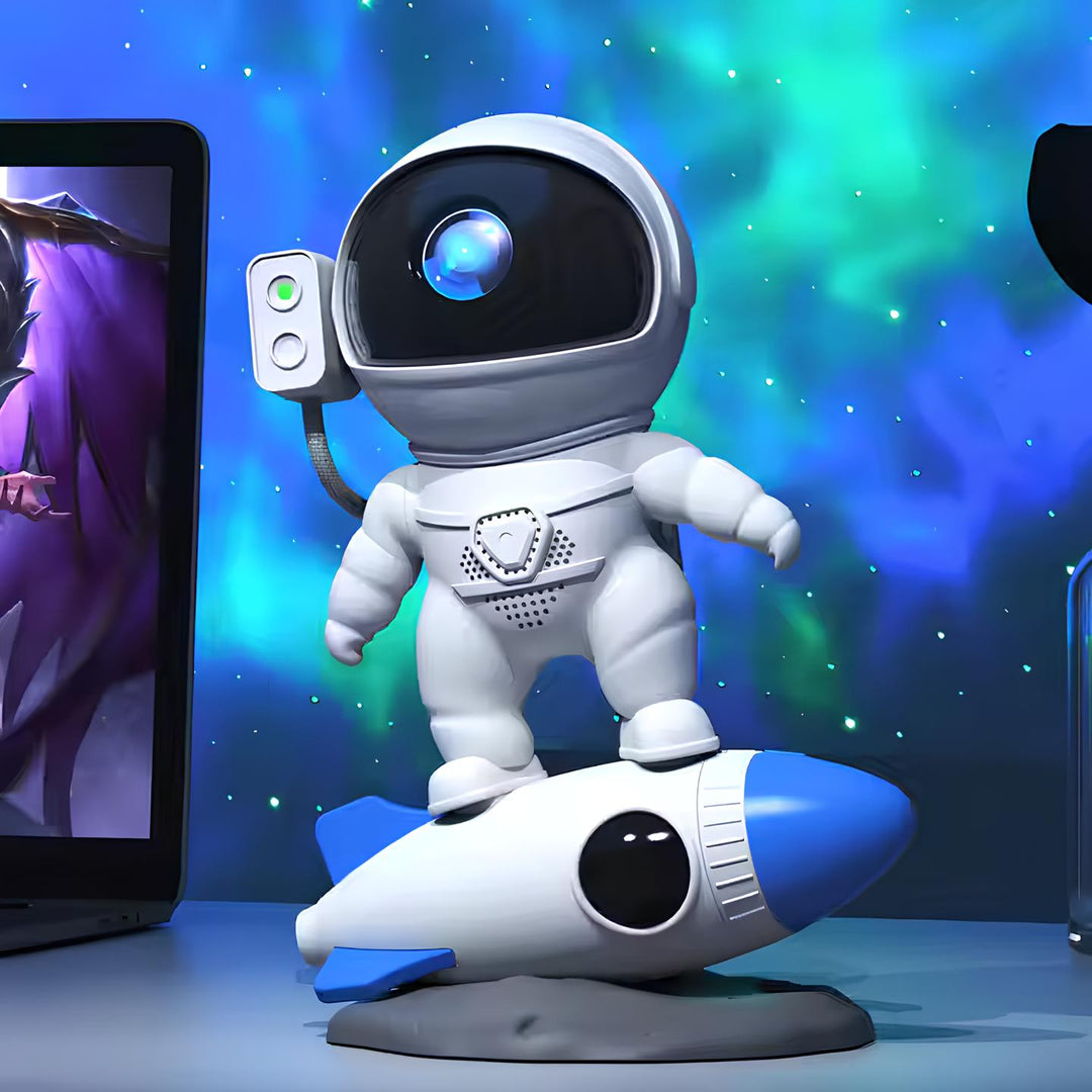 Astronaut Projector Lamp - AstroGlow-Milky Way Projection-Nora Luxe