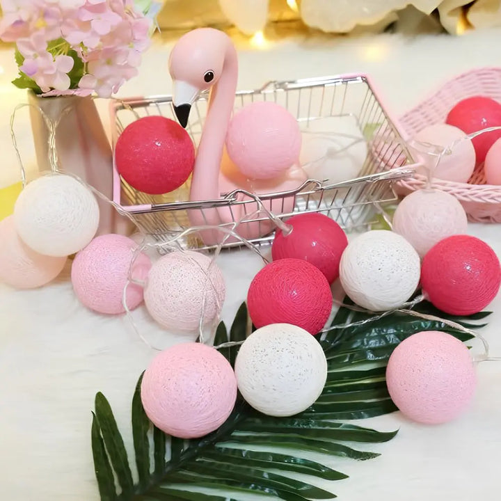 Atmospheric Ball String Lights - LumaBreeze-Candy-59.05 inch es-USB-Nora Luxe