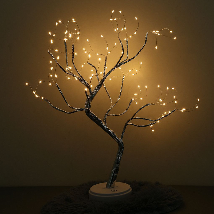 Atmospheric Illuminated Tree - LumaTree-Drops-Nora Luxe