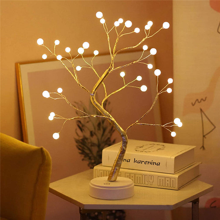 Atmospheric Illuminated Tree - LumaTree-Drops-Nora Luxe