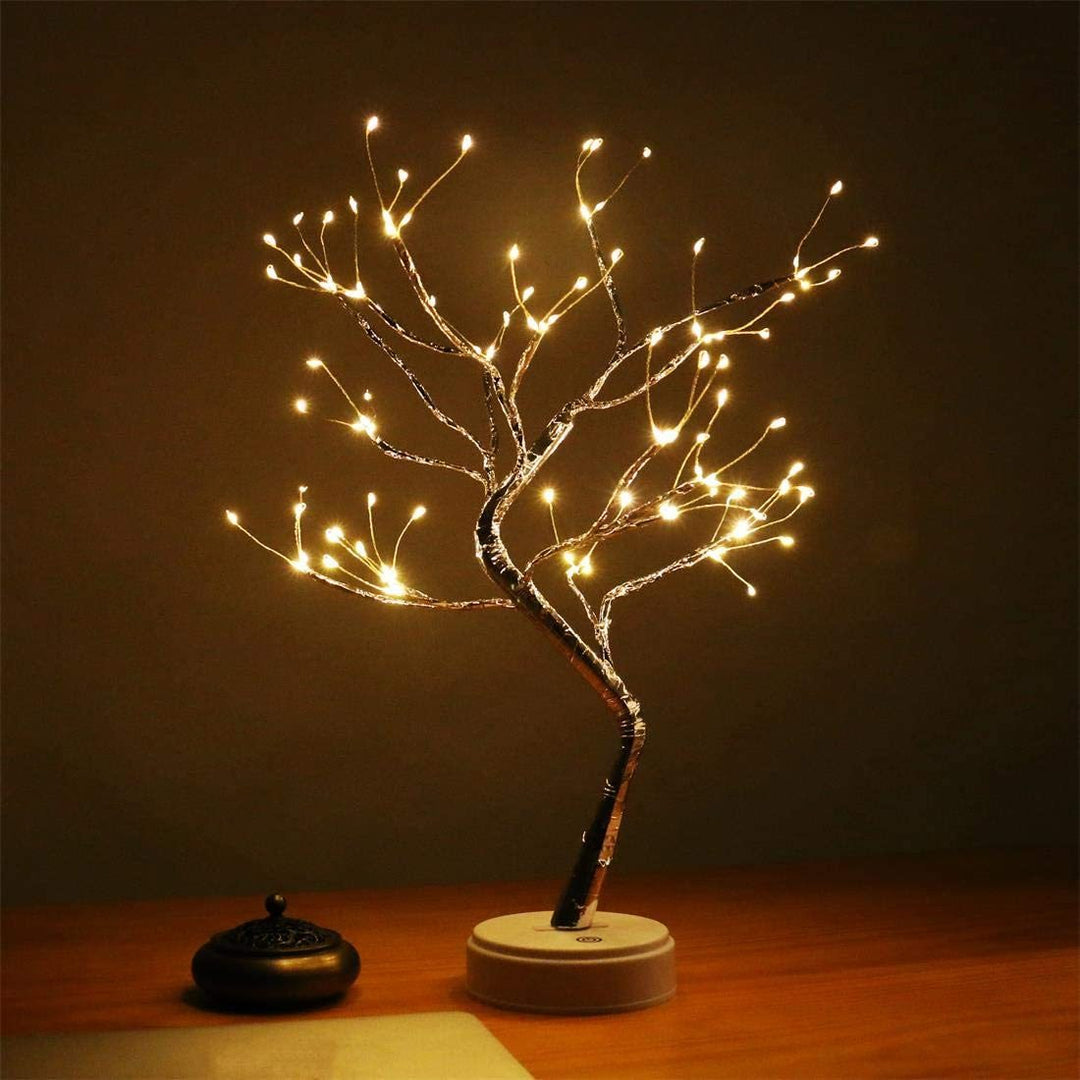 Atmospheric Illuminated Tree - LumaTree-Drops-Nora Luxe